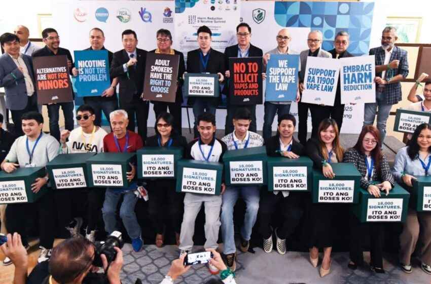  Philippine groups urge government to adopt tobacco harm reduction as public health pillar